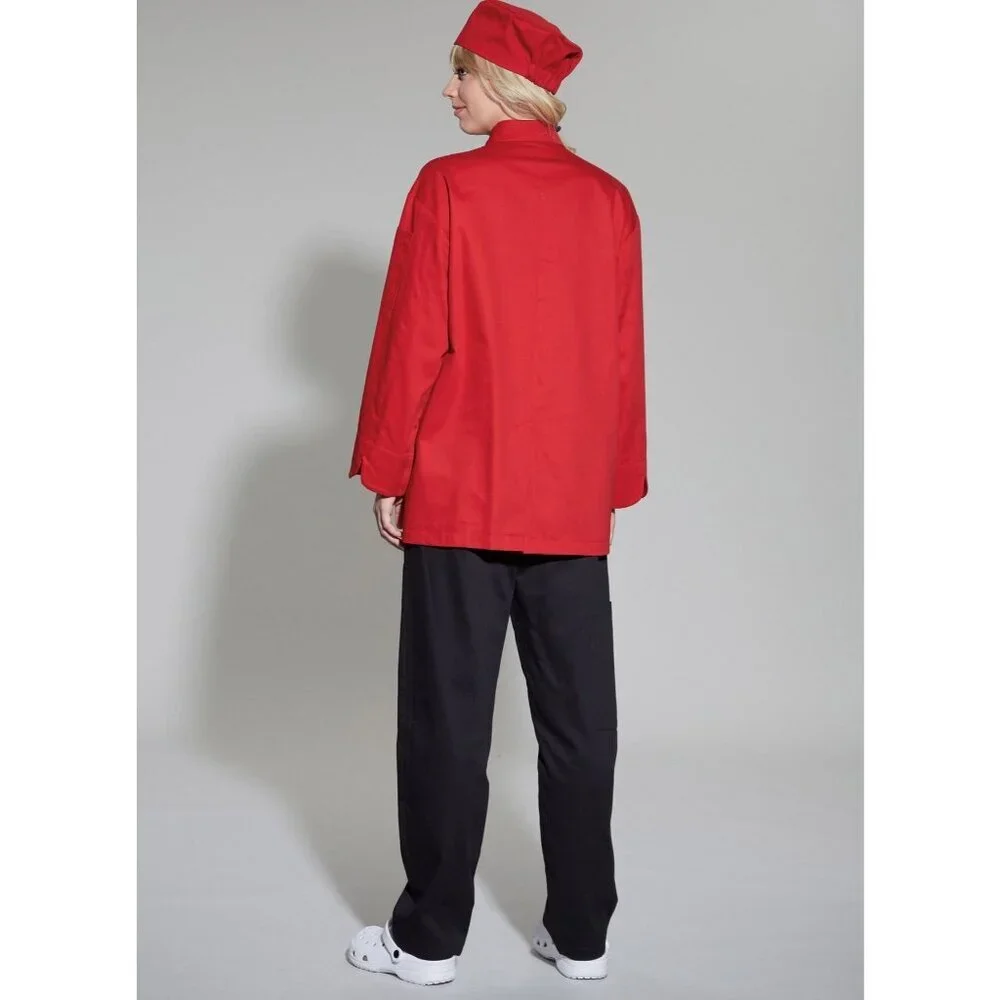 McCalls Sewing Pattern 833211621 Chef Jacket Pants Apron Cap Unisex‎ S-XXL